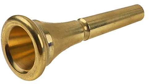 1 x Yootones Mundstück aus französischem Horn, kompatibel mit französischem Horn, Ersatzzubehör (Gold)