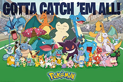 GB eye MX0001 Maxi-Poster „Pokémon All Time Favorites“ 61 x 91,5 cm