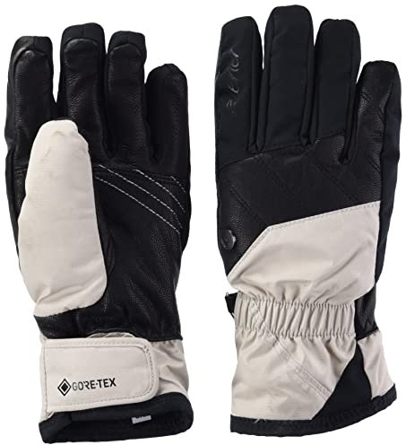 Ziener Damen Keala Ski-Handschuhe/Wintersport | Gore-Tex, extra warm, PFC frei, Silver beige, 8