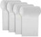 White Plastic Tea Dessert Spoons - Ideal for Birthday, Parties, Camping, Catering, Wedding (50pcs)