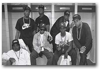 CAIAO Hip-Hop-Kunst-Poster, N.W.A., 20 x 30 cm, Wohnzimmer-Dekoration