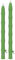 LOVE MEI Custodia in silicone per Apple Pencil di prima generazione, in bambù, antiscivolo, confortevole, con impugnatura morbida, per Apple Pencil di prima generazione, colore: Verde 1