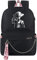 Roffatide Anime One Piece Luffy Backpack Luminous Bookbag 15.6'' Laptop Backpack Schoolbag with USB Charging Port and Headphone Port