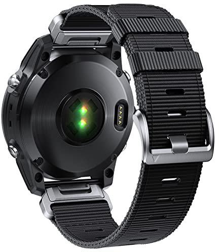 NotoCity 20mm Quick Fit Strap for Garmin Fenix 5S/ Fenix 6S/Fenix 7S, Breathable Nylon Wristband Strap For Fenix 5S Plus/Fenix 6S Pro/Instinct 2S and Descent MK 2S