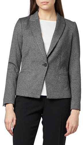Comma Blazer mit Pepita-Muster