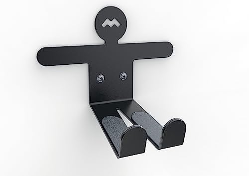Meliconi MyBike Supporto Universale per Pedale da Parete, Supporto Portabici da Muro da Esterno e Interno, Supporto Premontato in Acciaio, 2 Adesivi Salvamuro Inclusi, Portata 30 Kg, Made in Italy