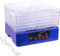 Food Dehydrator with 5 Tray, Small 350W Fruit Dryer Machine with LED Touch Control, 35℃-70℃ Adjustable Temperature and 24H Timer BPA Free for Drying Fruit, Vegetables, Meat, Turkey Jerky, Fish Jerky