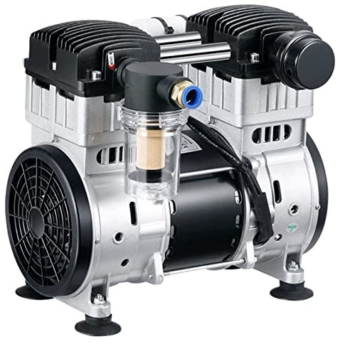 Bomba sumergible pequeña ajustable 2000 V Bomba de vacío silenciosa sin aceite Bomba de vacío de laboratorio Bomba de aire de presión negativa Uso industrial (Tamaño: SY-2000V)
