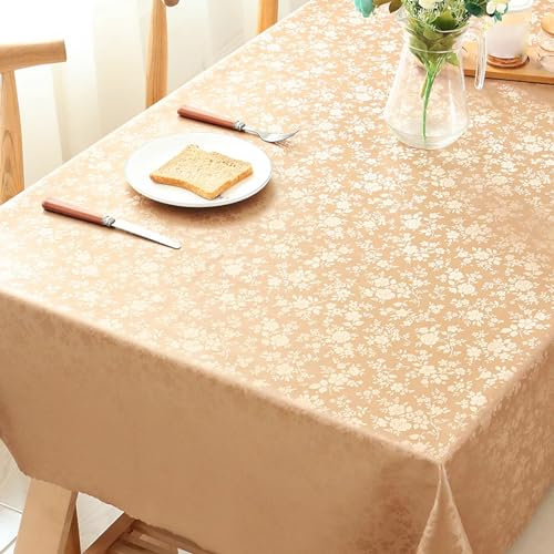 XQSSB Wachstuchtischdecke Wachstuch Wachstischdecke Anti Hot Wear Resistant Tischdecken Abwaschbar C Light 130 × 190cm