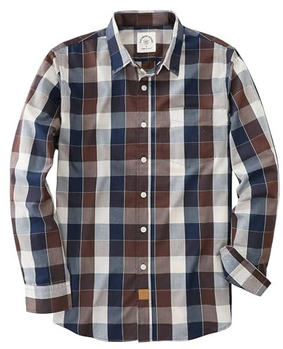 Dubinik®Chemise Homme Chemise Carreaux Homme Casual Poche Leger Doux Regular Classiques Chemise Homme Manches Longues