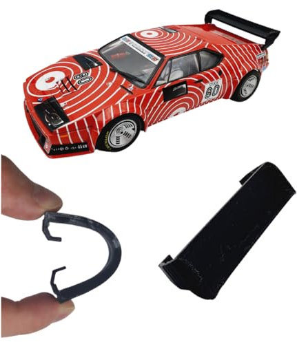 Blackslot Flexibler Spoiler Zubehör für Carrera 124 BMW M1 Digital, Tuning Kleinteil Ersatzteil