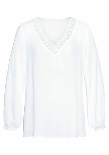 VIVANCE Damen Crinklebluse