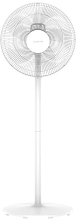 Climatik 16-Inch Pedestal Fan | 3 Operational Modes | 80° Oscillation | Adjustable Height & Pivoting Fan Head | Perfect for Homes, Offices and Bedroom - White