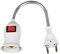 siduytin Douille de lampe E27 Simple, Plug And Play, pour toute prise murale, avec interrupteur pratique, support de douille ABS E27, porte-ampoule E27