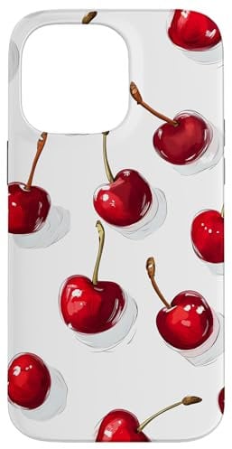iPhone 14 Pro Max Cherry Fruit Pattern Case