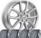 4 Winterräder Winter Vidron 7,5x18 ET 50 5x112 Brillantsilber mit 225/40 R18 92V CON WinterContact TS 870 P XL FR Evc