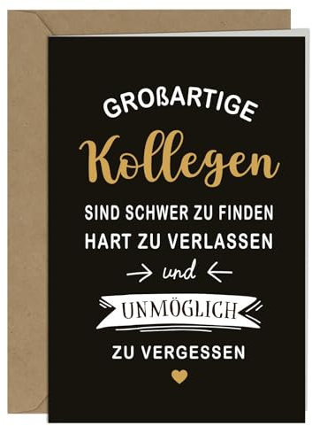 MEJOSER Abschiedskarte Kollegen, Abschiedsgeschenk Kollegen Kollegin, Abschied Kollegin, Karte Abschied Kollege, Karte zum Abschied Jobwechsel Rente Ruhestand, Klappkarte Lustig