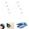 Lanières Transparentes pour Téléphone Portable - Lot de 8 avec Anneau, Pendentif Multifonction Étanche pour Smartphones, Accessoire Pratique et Sécurisé