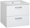 VBChome Badmöbelset 50x47x47 cm mit Keramik-Waschbecken und Hängeschrank mit 2 Schubladen – Kompakt und funktional für kleine Badezimmer
