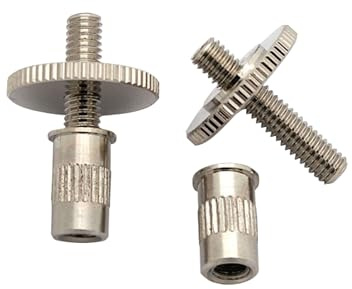 Göldo Tunamatic Höhenversteller Nickel, 6mm DM, 11mm lang - Gitarren Ersatzteil