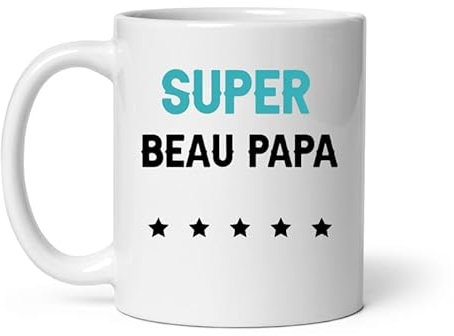Mug super beau papa coeur Homme Tasse beau père