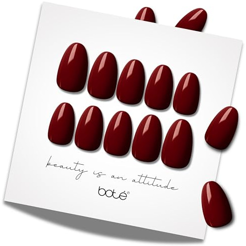 BOTÉ Press on Nails Set, 30 wiederverwendbare Kunstnägel zum Aufkleben, Nägel zum Kleben aus koreanischem Premium Gel, Klebenägel Fingernägel