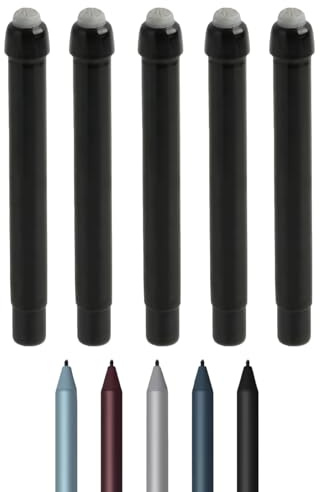 5 PCS Ersatzstiftspitzen für Microsoft Surface Pen – Kompatible Stylus-Spitzen, Drehbare Stiftspitzen für Pen 5 (5er-Pack), Präzise Eingabespitzen mit Thin Tip