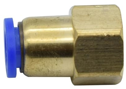 1 pz Raccordi for tubi dell'aria 4 6 8 10 12 16 mm Tubo flessibile 1/81/43/81/2 Filettatura femmina Connettore pneumatico in ottone Raccordo a giunto rapido(PCF10-04)