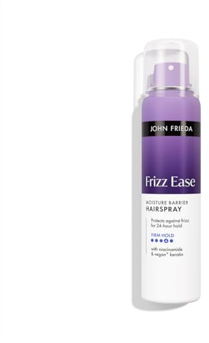 John Frieda Frizz Ease Moisture Barrier Hairspray 75ml | Travel Size, Anti Humidity, Flexible Hold