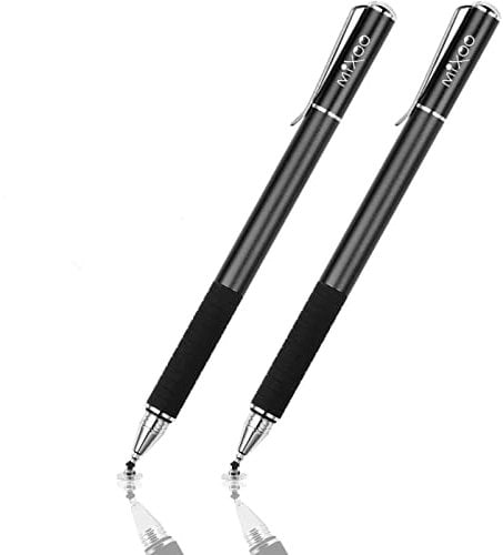 Mixoo Kapazitiver Stylus Touch Screen Pen (Scheibe und Faserspitze, 2-in-1-Serie)