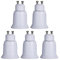 DOMYBEST 5pcs GU10 à E27 Adaptateur de Douille Ampoules LED Convertisseur de Douille pour Lampes à LED Halogène Economie d'énergie