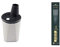 Dahle Minenspitzdose 301, für Zeichenstifte bis 8,4 mm, Mine 2 mm, grau/schwarz & Faber-Castell 127112 - 10 Fallminen TK 9071, Minenstärke: 2,0 mm, Härtegrad: 2H