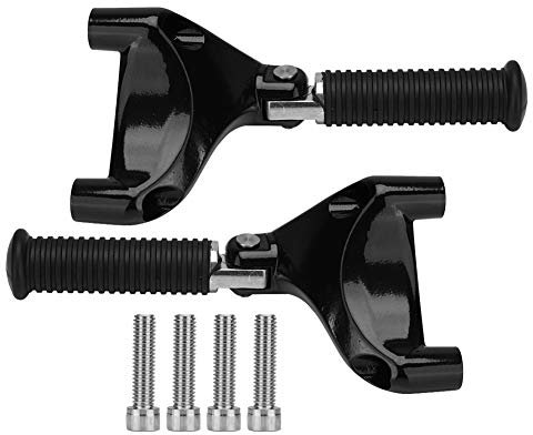 Nikou Repose Pied- Repose-pieds arrière pour motocyclette de passager arrière Repose-pédale pour 883 1200 XL Sportster 04-13