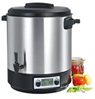 Stérilisateur De Bocaux Électrique Cuve Inox Avec Écran Lcd Robinet Et Minuteur 31l 2000w - NS-ST31INA