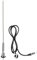 Yctze pour antenne Voiture Grande pour antenne Voiture Universelle Antenne de 18,5 Pouces, antenne aérienne Universelle de Radio d'aile de Toit de Voiture en Caoutchouc Radio AM/FM pivotant à 180 °