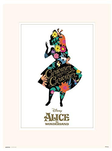 Grupo Erik Kunstdruck Disney Alice im Wunderland Silhoutte - Print