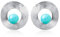 ✦ Geschenke für Frauen ✦Springlight Naturedelstein Minimalistischer Stil Ungleichmäßige Runde Baumelnde Ohrringe 925 Sterling Silber Ohrringe Personalisierte Geschenke.(Silver-Amazonite)