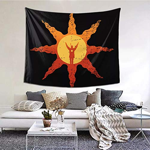N/Ａ Tapestry Home Dormitory Wanddekoration Lob der Sonne Dark Souls Tapisserie Decke Tischdecke Bloodborne Game Tapisserien Polyester Home Decoration Neuheit