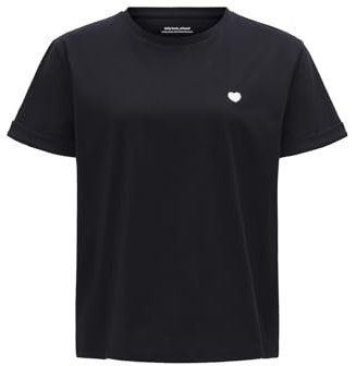 OPUS Damen Kurzarmshirt | T-Shirt SERZ Regular aus Organic Cotton Black, 40