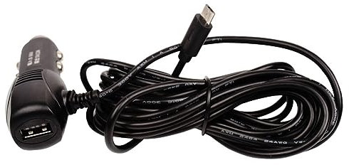 Micro USB Dash Cam Charger Cable for Car Power Lead Power Supply Adapter 5V 2A with Straight Micro USB Connector For Car Dash Camera DVR GPS Sat Navs