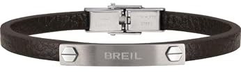 Breil Juwel Sammlung BRIDGE, ARMBÄNDER aus HERREN in STAHL Farbe BRAUN messen 22,5 - TJ3098