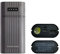 BMBN DIY 18650 Power Bank, DIY Power Bank 2X 18650 18700 20700 21700 Kit de boîtier de Batterie Chargeur USB Universel avec Lampe de Poche LED pour Smartphone Noir