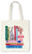 Kate Spade New York Canvas Book Tote, Large Shoulder Bag, Cute Tote for Beach or School, Bookshelf