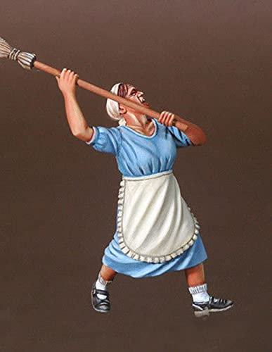 PANGCHENG 1/35 resin Angry Woman ancient summer figure Historical resin Resin Figure miniature garage kit Unassambled Unpainted