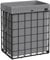 SONGMICS Cesto de la Ropa Sucia 90 L, Cesta Ropa Sucia Plegable, Bolsa Extraíble y Lavable, Marco de Alambre Metálico, para Baño Dormitorio Lavandería, Negro y Gris LCB190G01