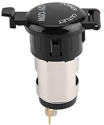 Cigarette Lighter Plug, Cigarette Lighter Socket Power Outlet with Waterproof Cover 12V 24V Car Lighter Socket Replacement for Truck Automotive Boat Motorcycle
