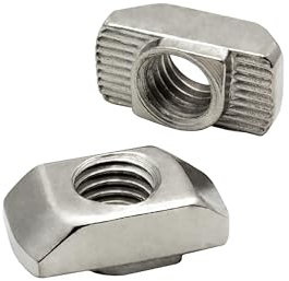 Hammermutter Nutenstein M8 Nut 10 für Aluprofil 45-er - 10 Stück