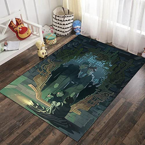 TONATO Bereichsteppich, 3D-Druck Harry Potter, Weiche, Zottelige Raumteppichdekoration, Spielmatten Für Den Kinderbereich, Hausdekorationen,160 * 200cm