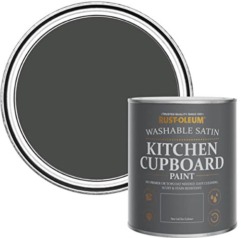 Rust-Oleum Peinture Verte pour Meubles de Cuisine, Finition Satinée - After Dark 750ml