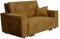 Mirjan24 Sofa Viva Star Cord II mit Schlaffunktion, 2 Sitzer Polstersofa mit Bettkasten inkl. Kissen, Schlafsofa, Bettsofa, Wohnlandschaft, Farbauswahl, Sofagarnitur (Poso 01)